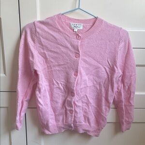 Rachel Riley Cashmere Pink Kids Cardigan